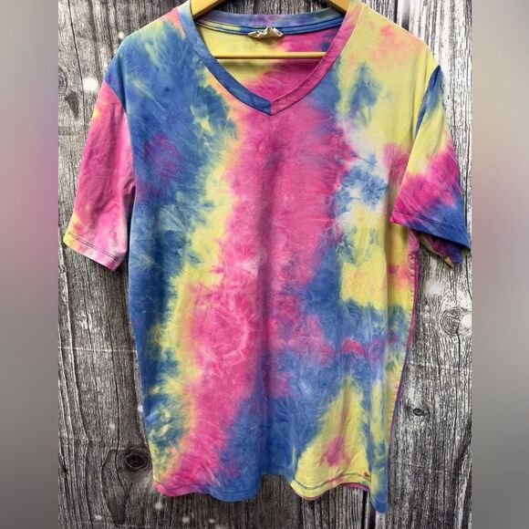 Cheeks Tie Dye Tee Large - Picture 1 of 2